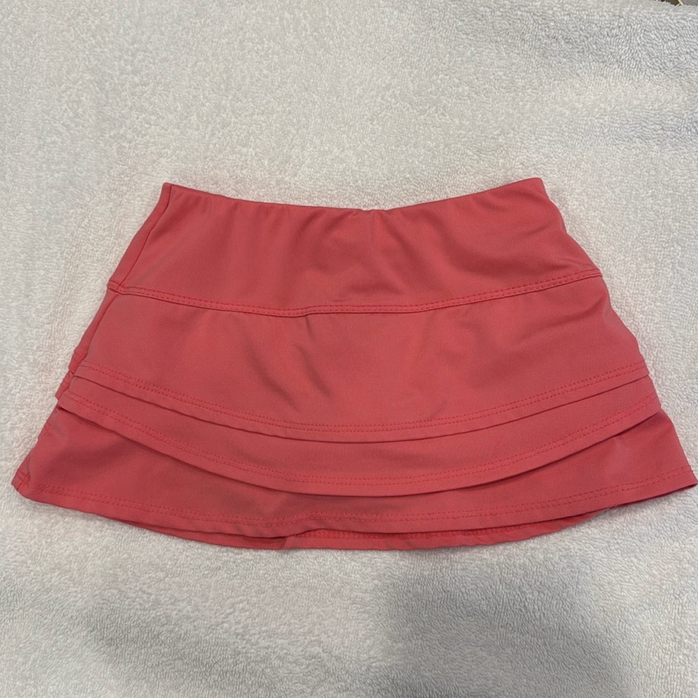 Lucky In Love - Girls Pink So Much Fun Tennis Skort - Size: XXS (4-5T)